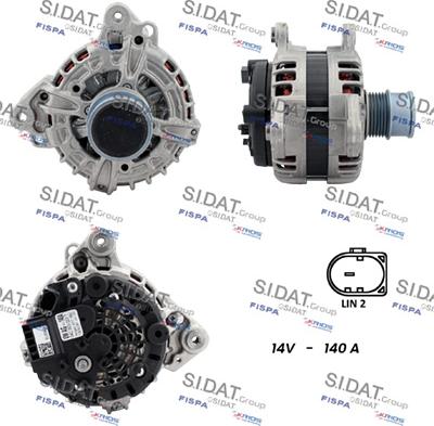 Sidat A12BH0097 - Alternatore www.autoricambi360.it