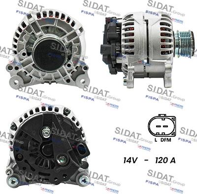 Sidat A12BH0011A2 - Alternatore www.autoricambi360.it
