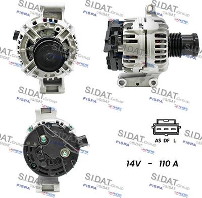 Sidat A12BH0199A2 - Alternatore www.autoricambi360.it