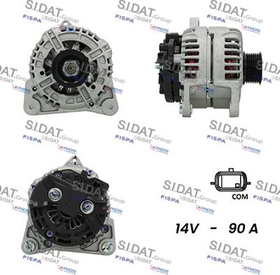 Sidat A12BH0146AS - Alternatore www.autoricambi360.it