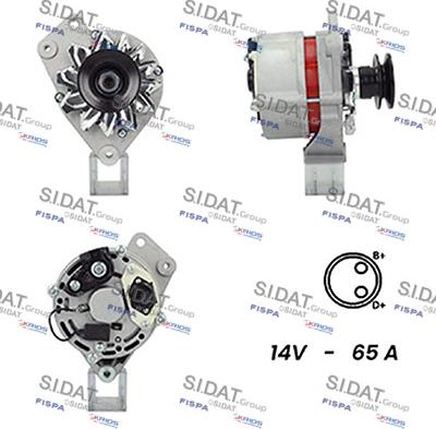 Sidat A12BH0129A2 - Alternatore www.autoricambi360.it