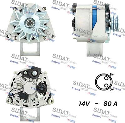 Sidat A12BH0898A2 - Alternatore www.autoricambi360.it