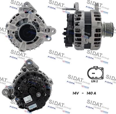 Sidat A12BH0870 - Alternatore www.autoricambi360.it