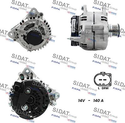 Sidat A12BH0878A2 - Alternatore www.autoricambi360.it