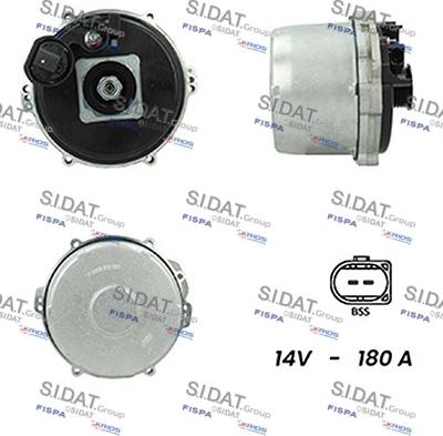 Sidat A12BH0379A2 - Alternatore www.autoricambi360.it