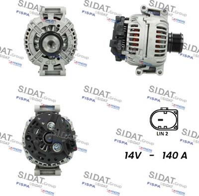 Sidat A12BH0377 - Alternatore www.autoricambi360.it