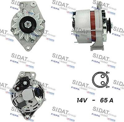Sidat A12BH0253A2 - Alternatore www.autoricambi360.it
