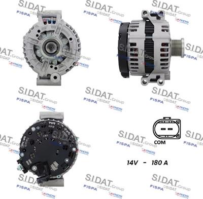 Sidat A12BH0777 - Alternatore www.autoricambi360.it