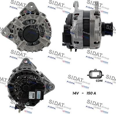 Sidat A12BH1356 - Alternatore www.autoricambi360.it