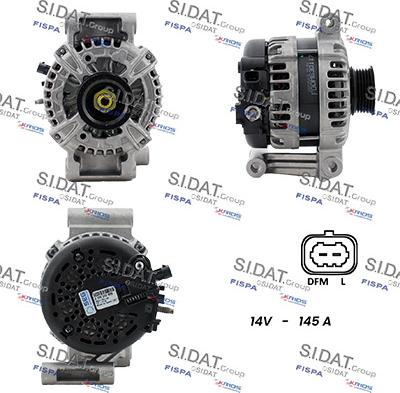 Sidat A12BH1301 - Alternatore www.autoricambi360.it
