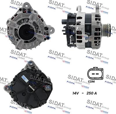 Sidat A12BH1385 - Alternatore www.autoricambi360.it
