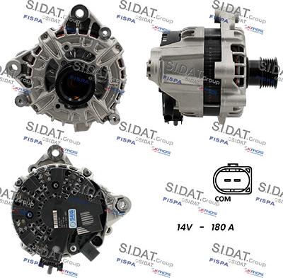 Sidat A12BH1379 - Alternatore www.autoricambi360.it