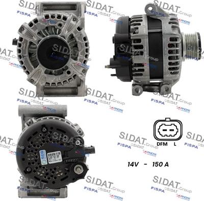 Sidat A12BH1371 - Alternatore www.autoricambi360.it