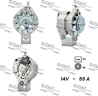 Sidat A12DE1115A2 - Alternatore www.autoricambi360.it