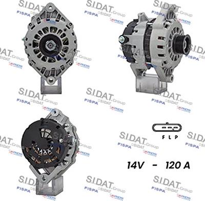 Sidat A12DR0815A2 - Alternatore www.autoricambi360.it