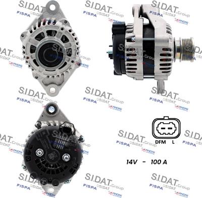 Sidat A12DR0352 - Alternatore www.autoricambi360.it