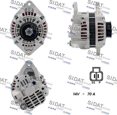 Sidat A12HT0465A2 - Alternatore www.autoricambi360.it