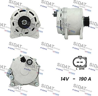 Sidat A12HT0832A2 - Alternatore www.autoricambi360.it