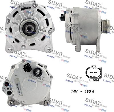 Sidat A12HT1264 - Alternatore www.autoricambi360.it