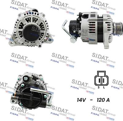 Sidat A12HY0045A2 - Alternatore www.autoricambi360.it