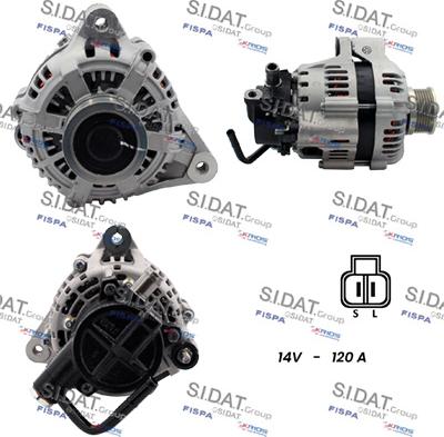 Sidat A12HY0045 - Alternatore www.autoricambi360.it