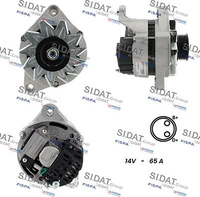 Sidat A12MA1193A2 - Alternatore www.autoricambi360.it