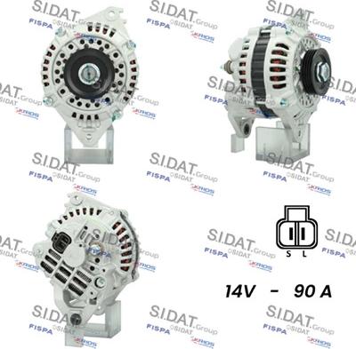 Sidat A12MH0660 - Alternatore www.autoricambi360.it