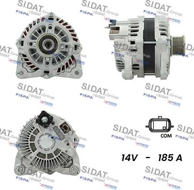 Sidat A12MH0086 - Alternatore www.autoricambi360.it