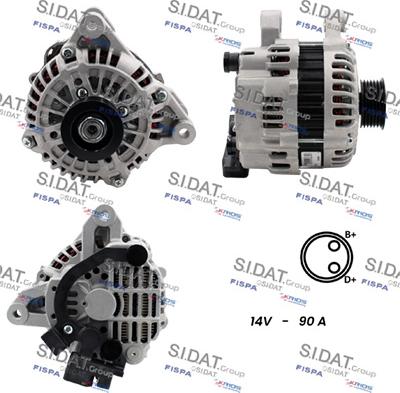 Sidat A12MH1132A2 - Alternatore www.autoricambi360.it