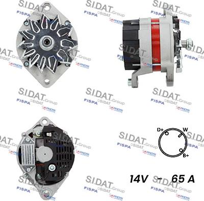 Sidat A12ML0541A2 - Alternatore www.autoricambi360.it