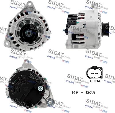 Sidat A12VA0500A2 - Alternatore www.autoricambi360.it