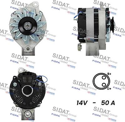 Sidat A12VA0519A2 - Alternatore www.autoricambi360.it