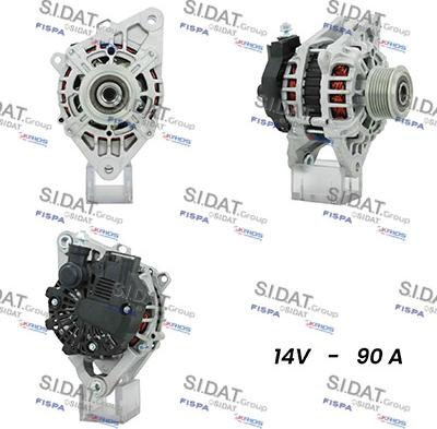 Sidat A12VA0689A2 - Alternatore www.autoricambi360.it