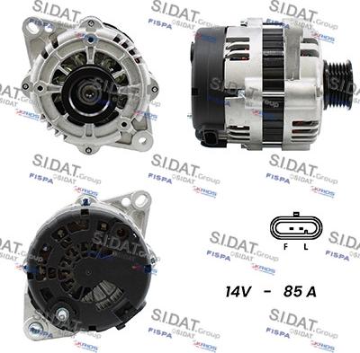 Sidat A12VA0812A2 - Alternatore www.autoricambi360.it