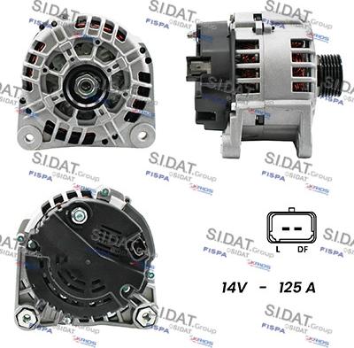 Sidat A12VA0292A2 - Alternatore www.autoricambi360.it