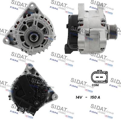 Sidat A12VA1183A2 - Alternatore www.autoricambi360.it