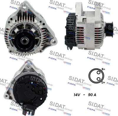 Sidat A12VA1132A2 - Alternatore www.autoricambi360.it