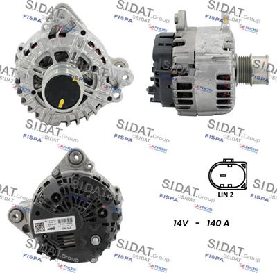 Sidat A12VA1269 - Alternatore www.autoricambi360.it