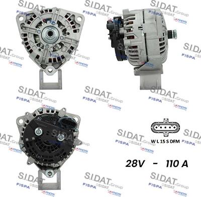 Sidat A24BH0094AS - Alternatore www.autoricambi360.it