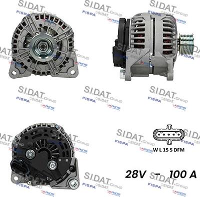 Sidat A24BH0096AS - Alternatore www.autoricambi360.it