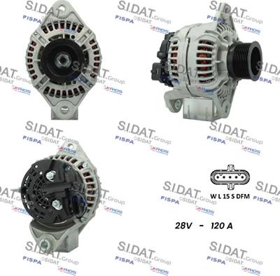 Sidat A24BH0090 - Alternatore www.autoricambi360.it