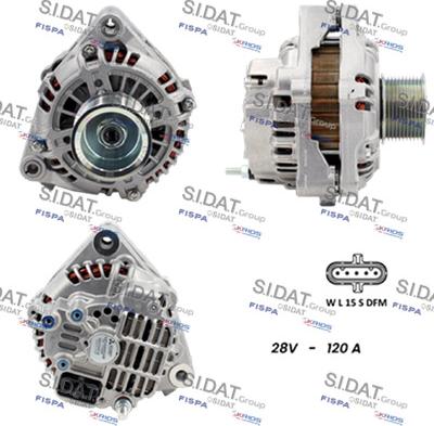 Sidat A24MH0057 - Alternatore www.autoricambi360.it