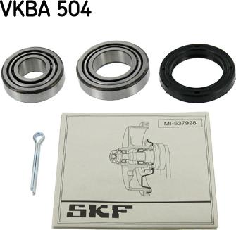 SKF VKBA 504 - Kit cuscinetto ruota www.autoricambi360.it
