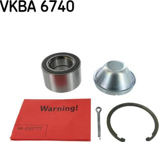 SKF VKBA 6740 - Kit cuscinetto ruota www.autoricambi360.it