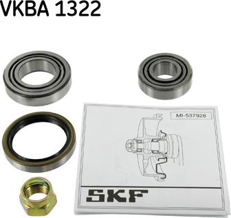 SKF VKBA 1322 - Kit cuscinetto ruota www.autoricambi360.it