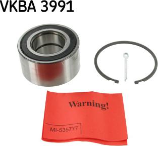 SKF VKBA 3991 - Kit cuscinetto ruota www.autoricambi360.it