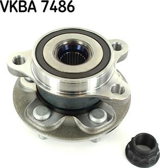 SKF VKBA 7486 - Kit cuscinetto ruota www.autoricambi360.it