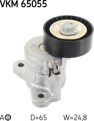 SKF VKM 65055 - Galoppino / Guidacinghia, Cinghia Poly-V www.autoricambi360.it