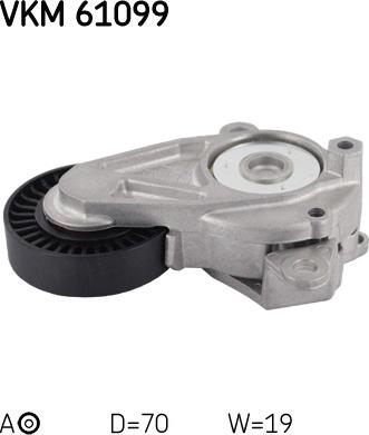 SKF VKM 61099 - Galoppino / Guidacinghia, Cinghia Poly-V www.autoricambi360.it