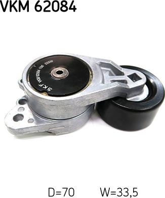 SKF VKM 62084 - Galoppino / Guidacinghia, Cinghia Poly-V www.autoricambi360.it